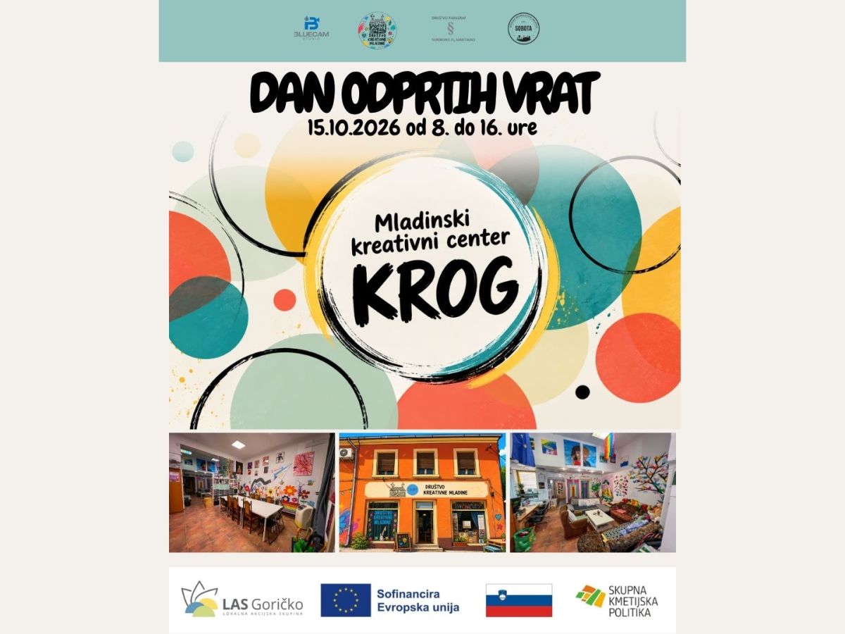 Dan odprtih vrat Mladinskega kreativnega centra&nbsp;KROG